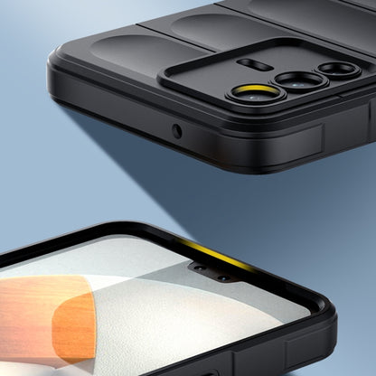 For vivo S12 Magic Shield TPU + Flannel Phone Case(Dark Blue) - vivo Cases by buy2fix | Online Shopping UK | buy2fix