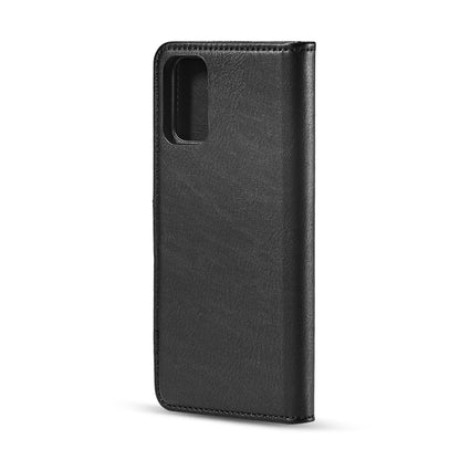 For Galaxy S20 DG.MING Crazy Horse Texture Flip Detachable Magnetic Leather Case with Holder & Card Slots & Wallet(Black) - Galaxy Phone Cases by DG.MING | Online Shopping UK | buy2fix