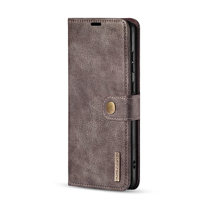 For Galaxy S20 Ultra DG.MING Crazy Horse Texture Flip Detachable Magnetic Leather Case with Holder & Card Slots & Wallet(Grey) - Galaxy Phone Cases by DG.MING | Online Shopping UK | buy2fix