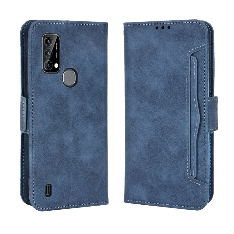 For Blackview A50 Skin Feel Calf Pattern Leather Phone Case(Blue) - More Brand by buy2fix | Online Shopping UK | buy2fix