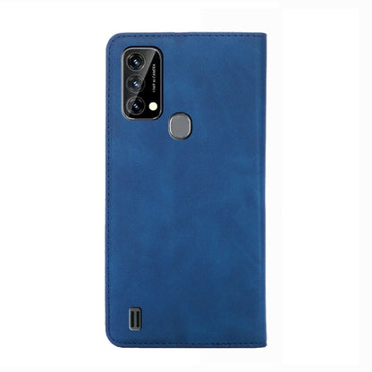 For Blackview A50 Skin Feel Magnetic Horizontal Flip Leather Phone Case(Blue) - More Brand by buy2fix | Online Shopping UK | buy2fix