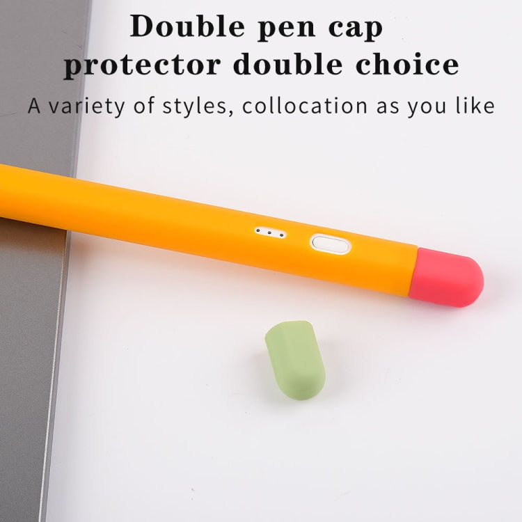 Contrasting Color Series Silicone Protective Pen Case For Yibosi 6(Black) - Pencil Accessories by buy2fix | Online Shopping UK | buy2fix