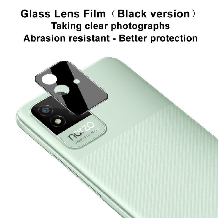 For OPPO Realme Narzo 50i IMAK Rear Camera Lens Glass Film Black Version - For OPPO by imak | Online Shopping UK | buy2fix