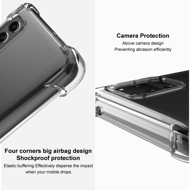 For OPPO Reno8 Pro+ 5G / Reno8 Pro 5G Global IMAK All-inclusive Shockproof Airbag TPU Case with Screen Protector (Transparent) - OPPO Cases by imak | Online Shopping UK | buy2fix