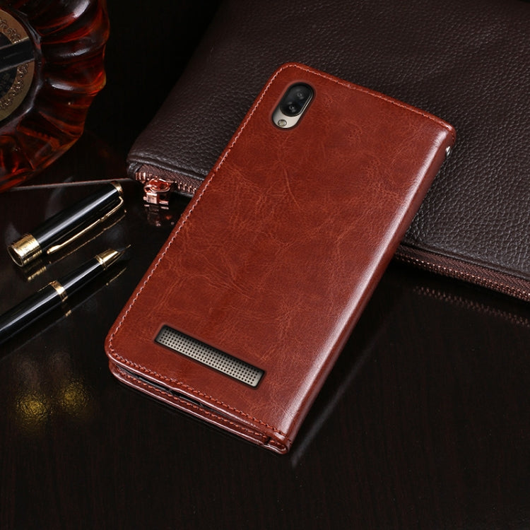 For Doogee X90 idewei Crazy Horse Texture Horizontal Flip Leather Case with Holder & Card Slots & Wallet(Red) - More Brand by idewei | Online Shopping UK | buy2fix