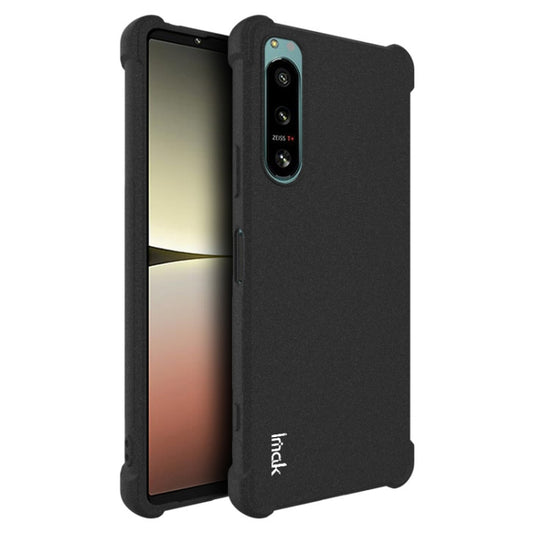 For Sony Xperia 5 IV imak Shockproof Airbag TPU Phone Case(Matte Black) - Sony Cases by imak | Online Shopping UK | buy2fix