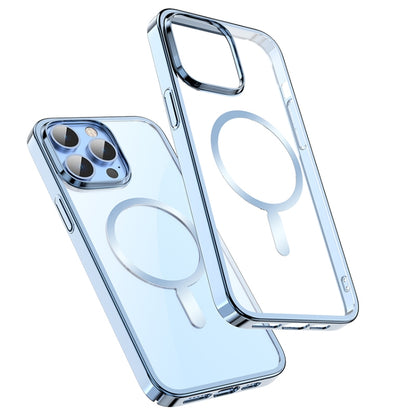 For iPhone 14 Pro Mutural Jing Shuo Series Magsafe Phone Case(Sierra Blue) - iPhone 14 Pro Cases by Mutural | Online Shopping UK | buy2fix