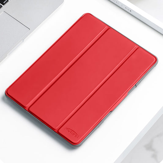 For iPad 10th Gen 10.9 2022 Mutural PC + TPU Shockproof Leather Tablet Case(Red) - iPad 10th Gen 10.9 Cases by Mutural | Online Shopping UK | buy2fix