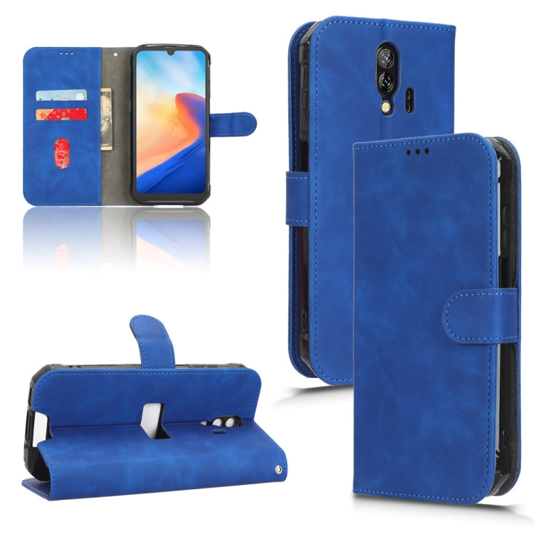 For Blackview BV7200 Skin Feel Magnetic Flip Leather Phone Case(Blue) - More Brand by buy2fix | Online Shopping UK | buy2fix