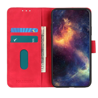 For OnePlus 11 5G KHAZNEH Retro Texture Flip Leather Phone Case(Red) - OnePlus Cases by buy2fix | Online Shopping UK | buy2fix