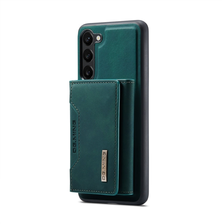 For Samsung Galaxy S23 5G DG.MING M2 Series 3-Fold Multi Card Bag + Phone Case(Green) - Galaxy S23 5G Cases by DG.MING | Online Shopping UK | buy2fix