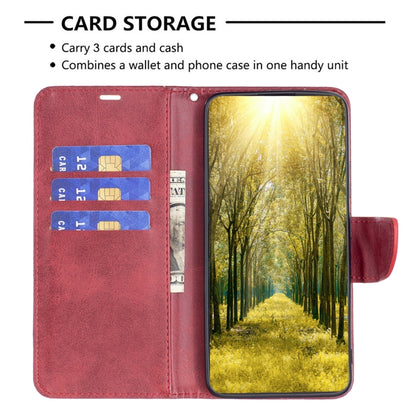 For Xiaomi Redmi K70 / K70 Pro Lambskin Texture Pure Color Flip Leather Phone Case(Red) - K70 Pro Cases by buy2fix | Online Shopping UK | buy2fix