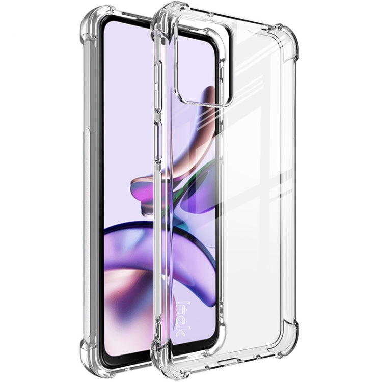 For Motorola Moto G13 4G / G23 4G imak Shockproof Airbag TPU Phone Case(Transparent) - Motorola Cases by imak | Online Shopping UK | buy2fix