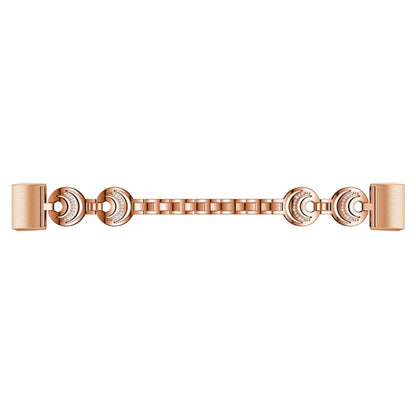 For Fitbit Charge 2 Sun Moon Star Diamond Metal Watch Band(Rose Gold) - Watch Bands by buy2fix | Online Shopping UK | buy2fix
