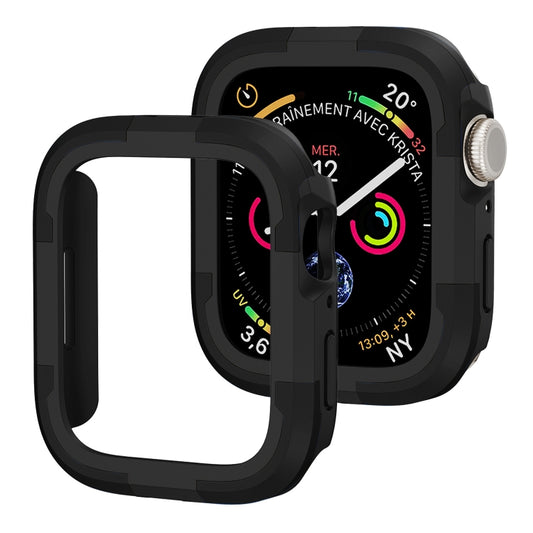 For Apple Watch Series 8 & 7 45mm Armor Frame Watch Case(Black) - Watch Cases by buy2fix | Online Shopping UK | buy2fix