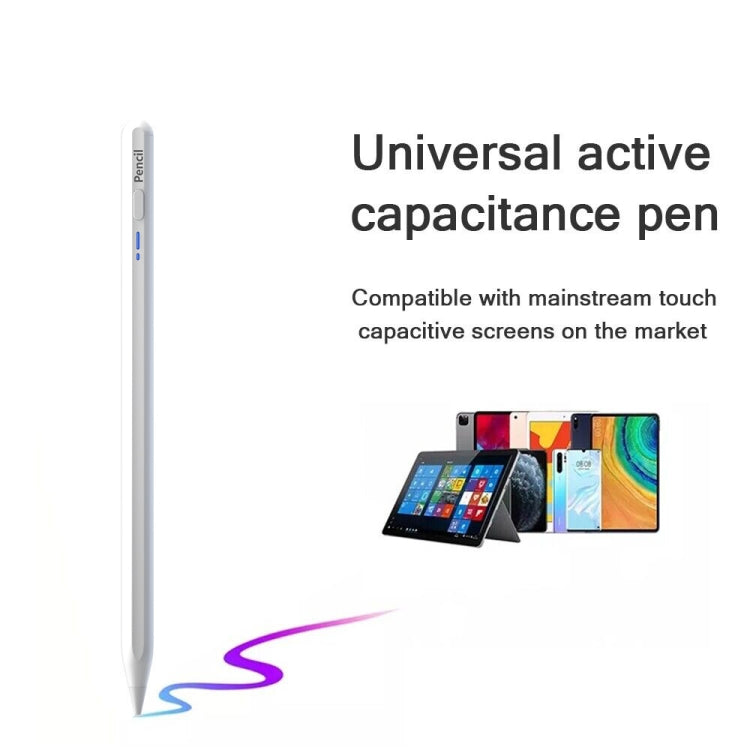 BP16 Mobile Phone / Tablet Universal Active Capacitive Stylus Pen(White) - Stylus Pen by buy2fix | Online Shopping UK | buy2fix