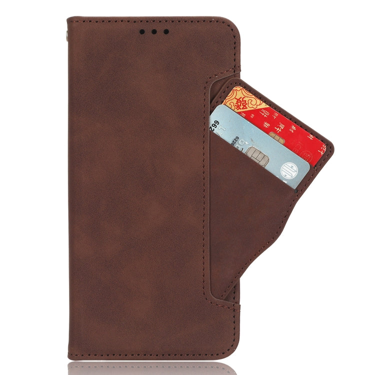 For Doogee X97 / X97 Pro Skin Feel Calf Texture Card Slots Leather Phone Case(Brown) - Doogee Cases by buy2fix | Online Shopping UK | buy2fix