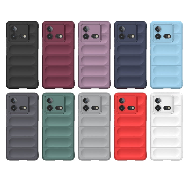 For vivo iQOO Neo8 Magic Shield TPU + Flannel Phone Case(Dark Blue) - vivo Cases by buy2fix | Online Shopping UK | buy2fix