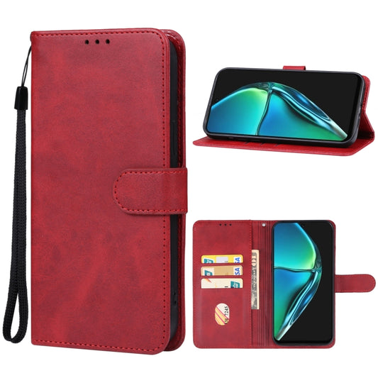 For Infinix Hot 40i Leather Phone Case(Red) - Infinix Cases by buy2fix | Online Shopping UK | buy2fix