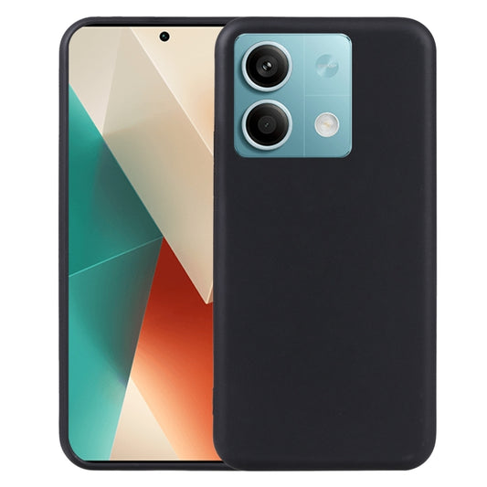 For Xiaomi Redmi Note 13 4G TPU Phone Case(Black) - Note 13 Cases by buy2fix | Online Shopping UK | buy2fix