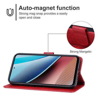 For Motorola Moto G Stylus 2023 4G Leather Phone Case(Red) - Motorola Cases by buy2fix | Online Shopping UK | buy2fix