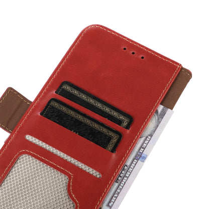 For iPhone 16 Pro Max Crazy Horse Top Layer Cowhide Leather Phone Case(Red) - iPhone 16 Pro Max Cases by buy2fix | Online Shopping UK | buy2fix