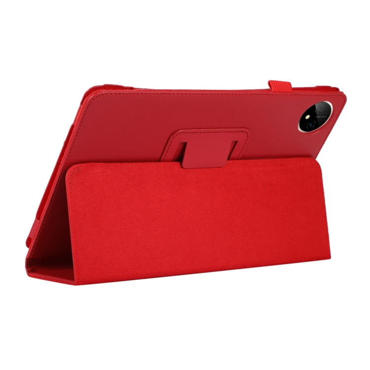 For Huawei MatePad Pro 11 2024 Litchi Texture Leather Tablet Case with Holder(Red) - Huawei by buy2fix | Online Shopping UK | buy2fix