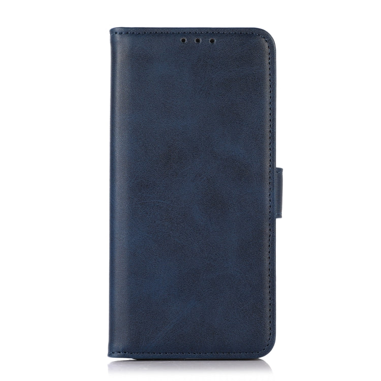 For iPhone 16 Pro Cow Texture Leather Phone Case(Blue) - iPhone 16 Pro Cases by buy2fix | Online Shopping UK | buy2fix