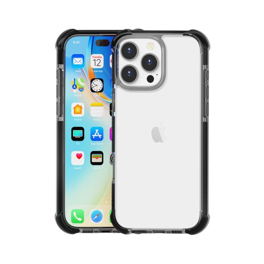 For iPhone 16 Pro Max Four-corner Shockproof TPU + Acrylic Phone Case(Black) - iPhone 16 Pro Max Cases by buy2fix | Online Shopping UK | buy2fix