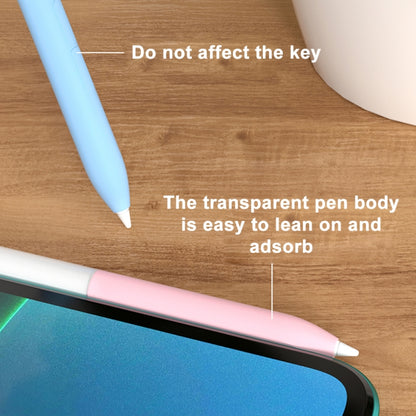 For Xiaomi Stylus Pen 2 Jelly Style Translucent Silicone Protective Pen Case(Blue) - Pencil Accessories by buy2fix | Online Shopping UK | buy2fix