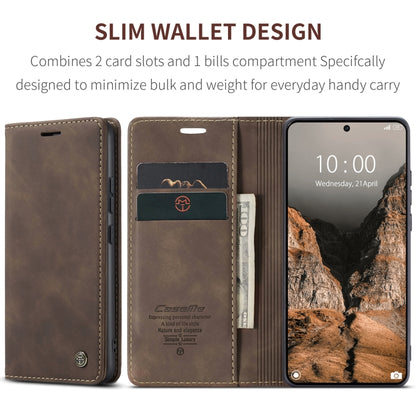 For Xiaomi Redmi K70E 5G CaseMe 013 Multifunctional Horizontal Flip Leather Phone Case(Coffee) - K70E Cases by CaseMe | Online Shopping UK | buy2fix