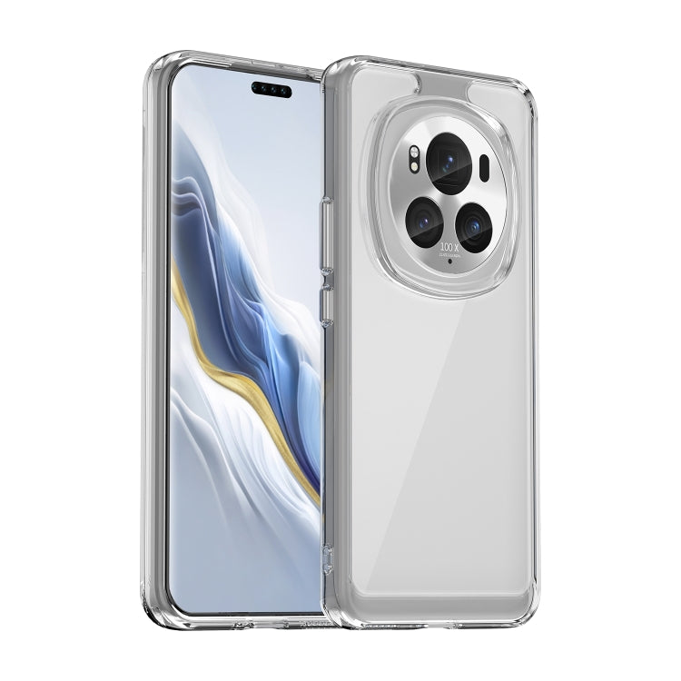 For Honor Magic6 Pro 5G Colorful Series Acrylic Hybrid TPU Phone Case(Transparent) - Honor Cases by buy2fix | Online Shopping UK | buy2fix