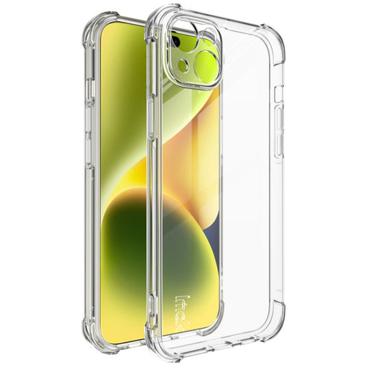 For iPhone 15 imak Shockproof Airbag TPU Phone Case(Transparent) - iPhone 15 Cases by imak | Online Shopping UK | buy2fix