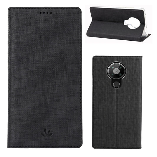 For Nokia 5.3 ViLi Shockproof TPU + PU Horizontal Flip Protective Case with Card Slot & Holder(Black) - Nokia Cases by ViLi | Online Shopping UK | buy2fix