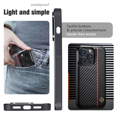 For Samsung Galaxy S22 LC.IMEEKE 3 in 1 Carbon Fiber Texture Shockproof Phone Case(Black) - Galaxy S22 5G Cases by LC.IMEEKE | Online Shopping UK | buy2fix