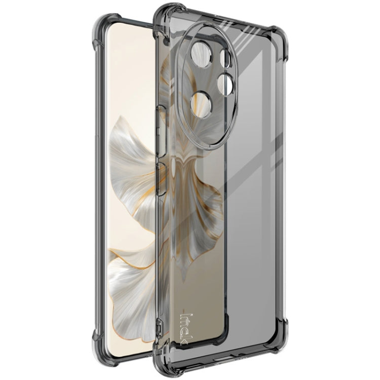 For Honor 100 Pro 5G imak Shockproof Airbag TPU Phone Case(Transparent Black) - Honor Cases by imak | Online Shopping UK | buy2fix