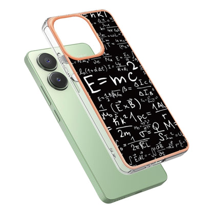 For Xiaomi Redmi Note 13 4G Global Electroplating Marble Dual-side IMD Phone Case(Equation) - Note 13 Cases by buy2fix | Online Shopping UK | buy2fix