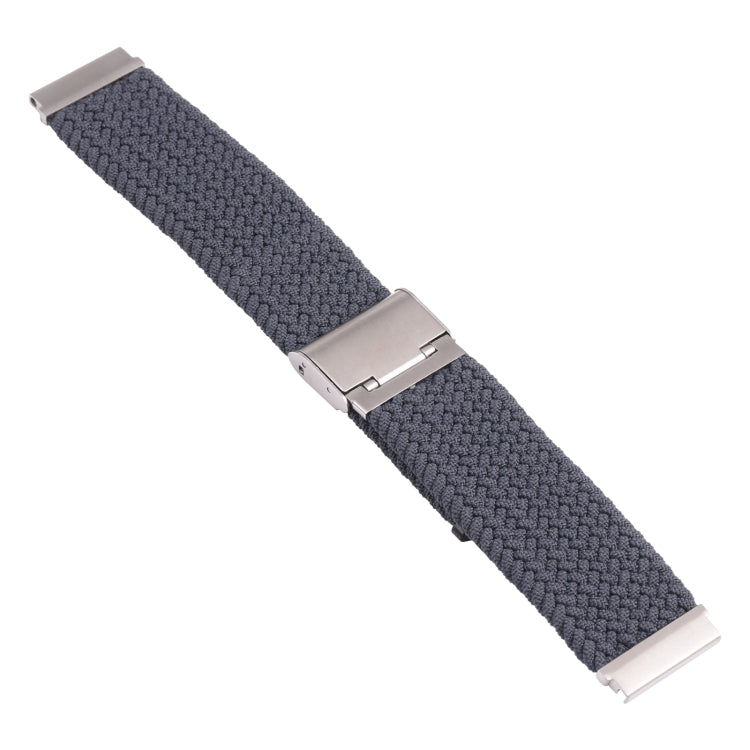 For Samsung Galaxy Watch 6 / 6 Classic Nylon Braided Metal Buckle Watch Band(Dark Blue) - Watch Bands by buy2fix | Online Shopping UK | buy2fix