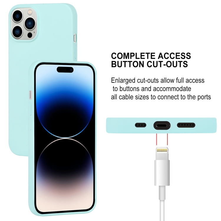 For iPhone 15 Pro Max GOOSPERY SOFT FEELING Liquid TPU Soft Phone Case(Mint Green) - iPhone 15 Pro Max Cases by GOOSPERY | Online Shopping UK | buy2fix