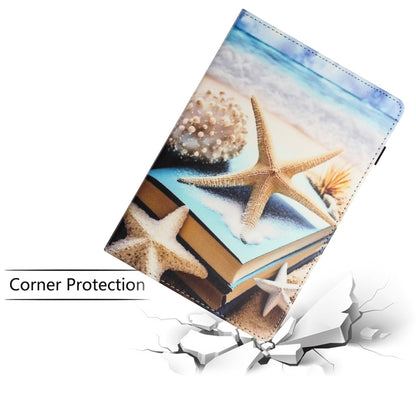 For iPad Pro 11 2024 Sewing Litchi Texture Smart Leather Tablet Case(Starfish) - iPad Pro 11 2024 Cases by buy2fix | Online Shopping UK | buy2fix