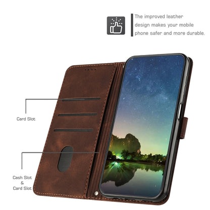 For OnePlus 11 Dream Triangle Leather Phone Case with Lanyard(Brown) - OnePlus Cases by buy2fix | Online Shopping UK | buy2fix