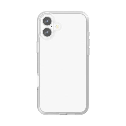 For iPhone 16 Plus Rubber Oil Surface Solid Color Phone Case(White) - iPhone 16 Plus Cases by buy2fix | Online Shopping UK | buy2fix