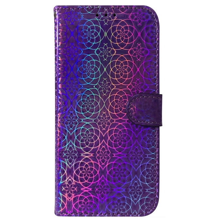 For OnePlus 13 Colorful Magnetic Buckle Leather Phone Case(Purple) - OnePlus Cases by buy2fix | Online Shopping UK | buy2fix