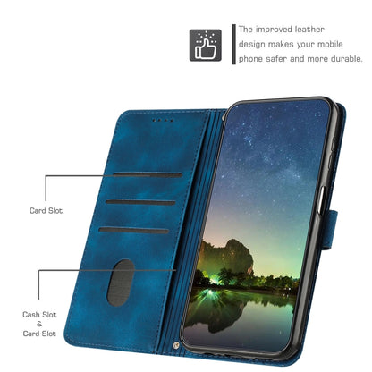 For Samsung Galaxy S24+ Dream Triangle Leather Phone Case with Long Lanyard(Blue) - Galaxy S24+ 5G Cases by buy2fix | Online Shopping UK | buy2fix