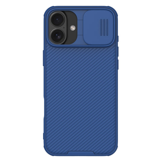 For iPhone 16 Plus NILLKIN CamShield Pro PC Phone Case(Blue) - iPhone 16 Plus Cases by NILLKIN | Online Shopping UK | buy2fix