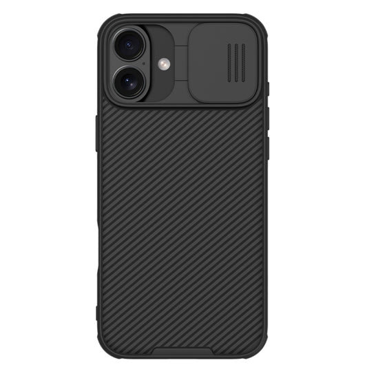 For iPhone 16 Plus NILLKIN CamShield Pro PC Phone Case(Black) - iPhone 16 Plus Cases by NILLKIN | Online Shopping UK | buy2fix