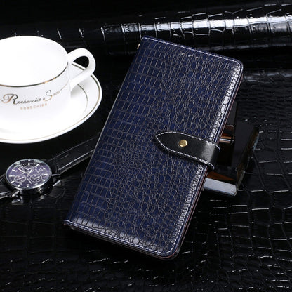 For Blackview A80 idewei Crocodile Texture Horizontal Flip Leather Case with Holder & Card Slots & Wallet(Dark Blue) - More Brand by idewei | Online Shopping UK | buy2fix