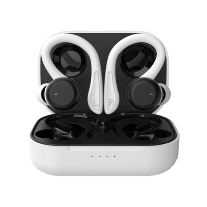 T&G T40 TWS IPX6 Waterproof Hanging Ear Wireless Bluetooth Earphones with Charging Box(White) - TWS Earphone by T&G | Online Shopping UK | buy2fix