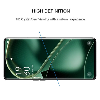 For OPPO Find X7 Ultra 9H HD 3D Curved Edge Tempered Glass Film(Black) - Find X7 Ultra Tempered Glass by buy2fix | Online Shopping UK | buy2fix