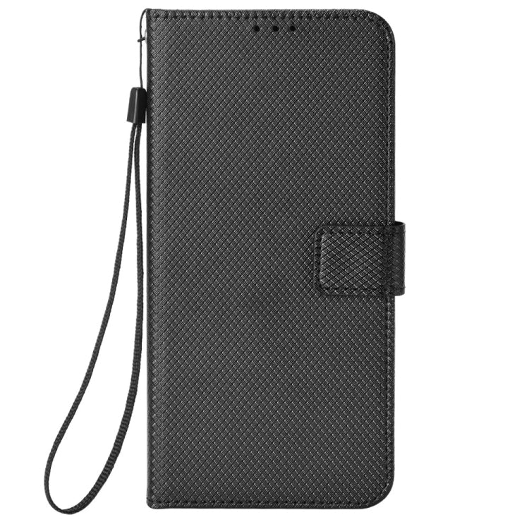 For Google Pixel Fold Diamond Texture Leather Phone Case(Black) - Google Cases by buy2fix | Online Shopping UK | buy2fix